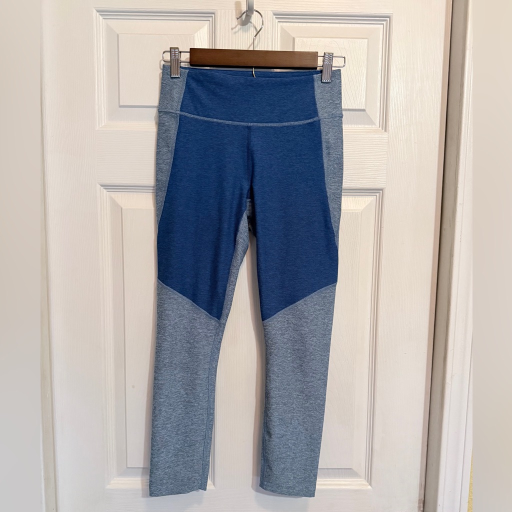 Outdoor Voices Two-Tone High Rise Performance Leggings